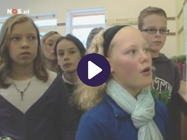 Benedictusschool met klimaatsysteem in het Jeugdjournaal