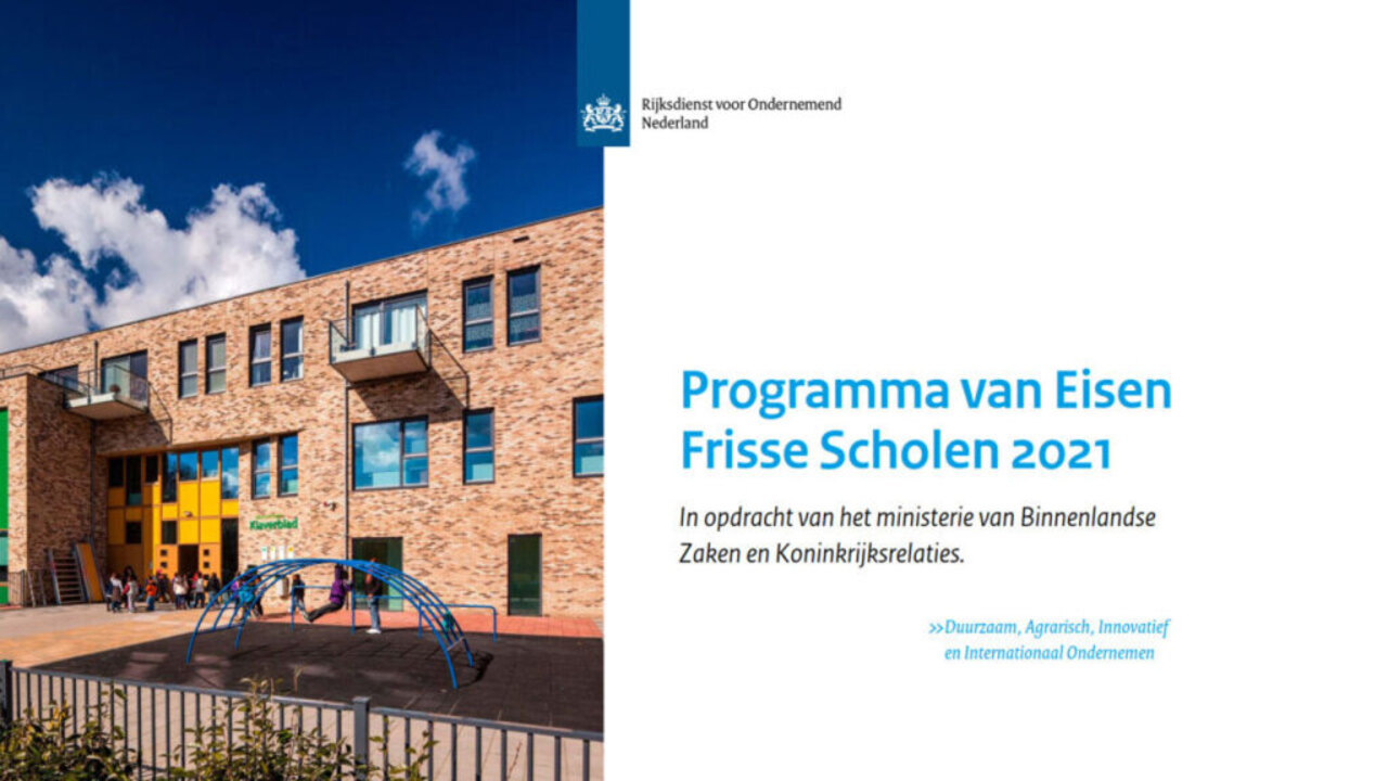 PvE Frisse Scholen vernieuwd